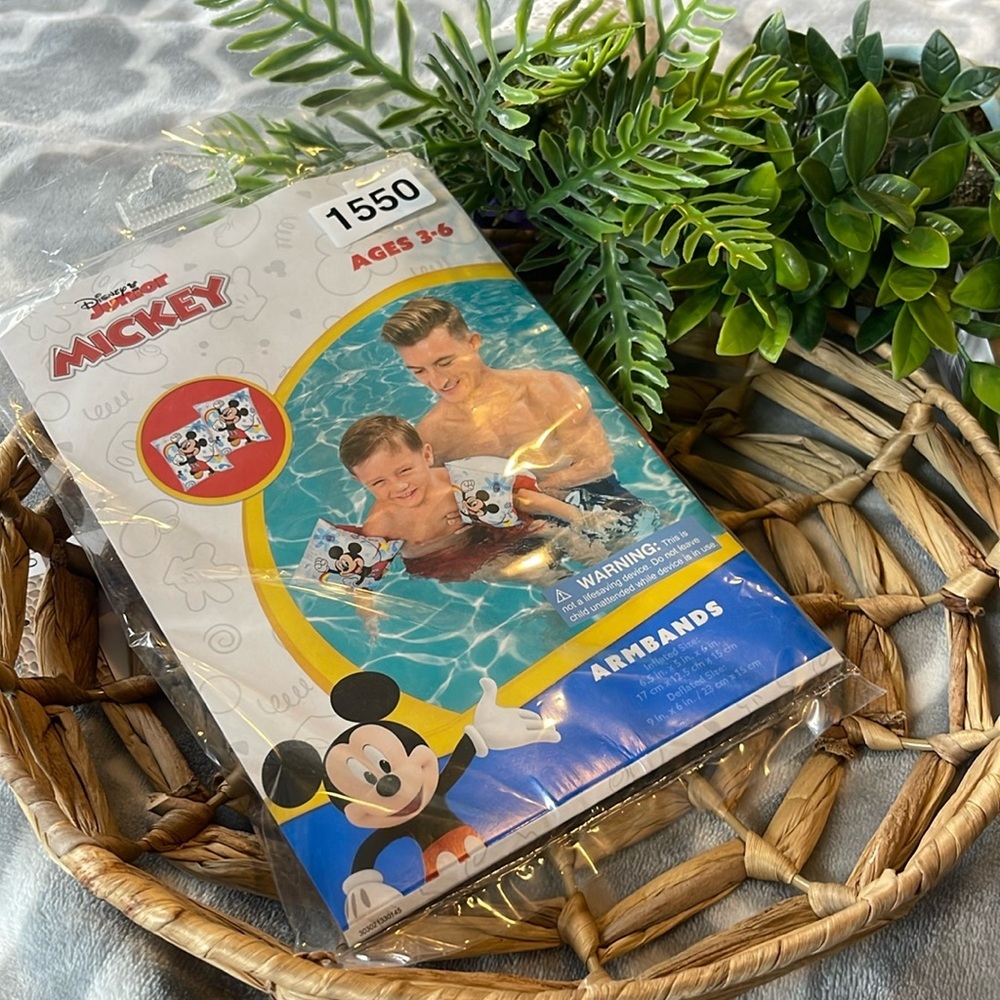 Disney Junior Mickey Swim Arm Band Swimmies Age 3-6